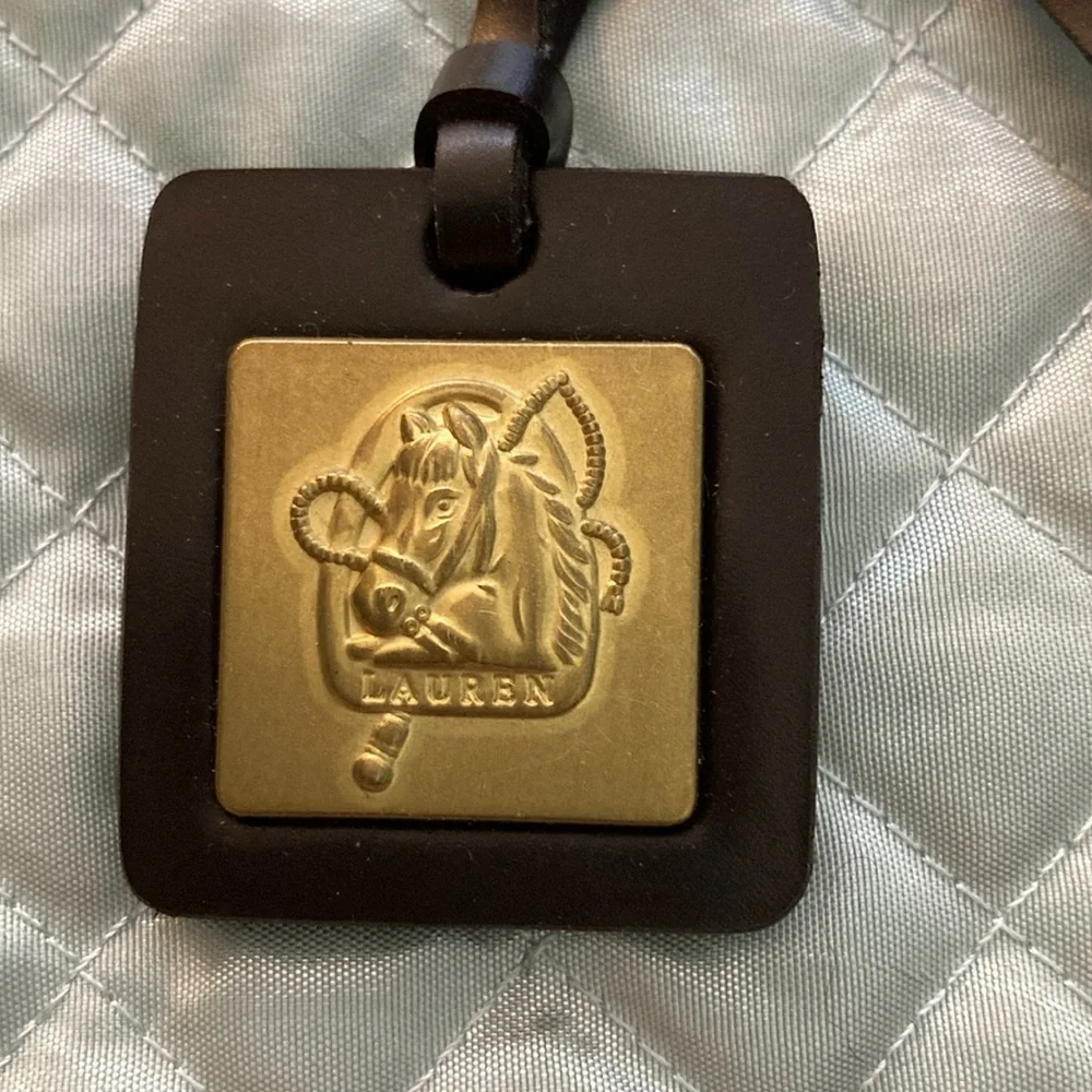 Ralph Lauren vintage bag tag leather - Picture 3 of 5